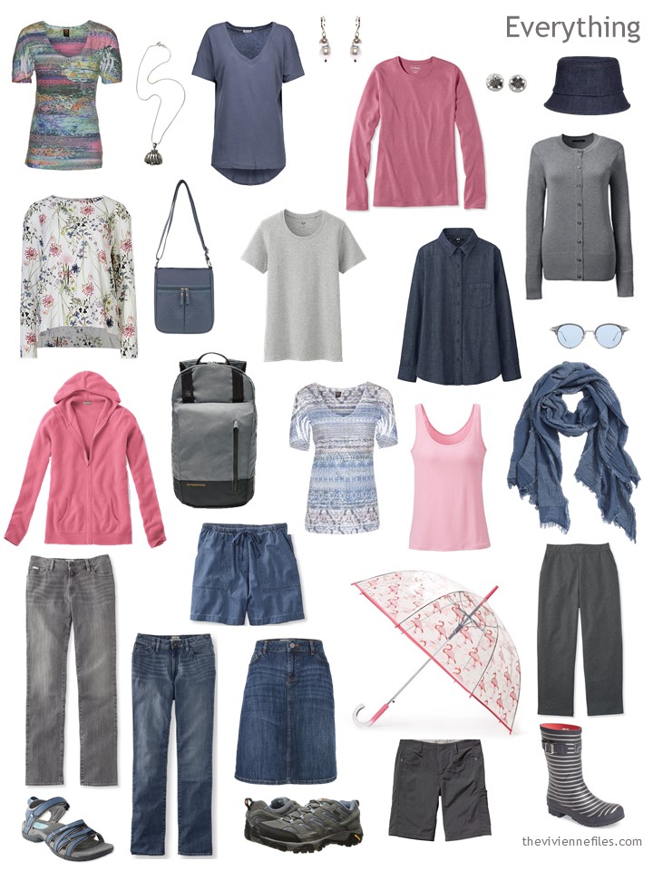 How to Accessorize A Capsule Wardrobe with Lots of Denim? Let's see